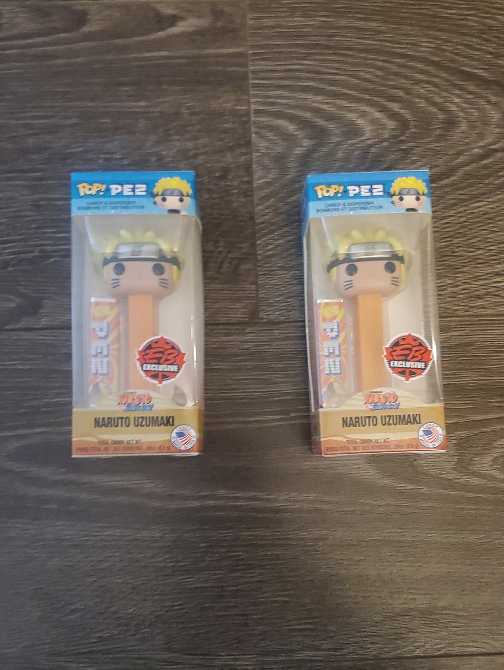 🔸️Pop PEZ Naruto Uzumaki PEZ Dispenser - Set of 2 EB Exclusive